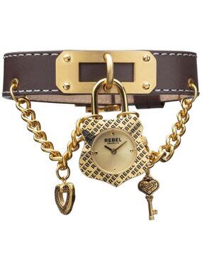NWT Rebel Seagate Gold Dial Ladies Watch